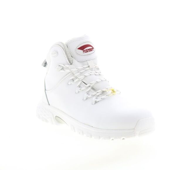 Avenger Mens Flight Alloy Toe SD10 White Boots (NWT) - Picture 2 of 7